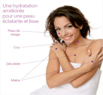 Une hydratation am&eacute;lior&eacute;e pour une peau &eacute;clatante et lisse